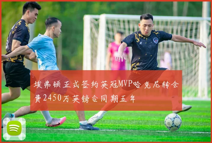 埃弗顿正式签约英冠MVP哈克尼转会费2450万英镑合同期五年