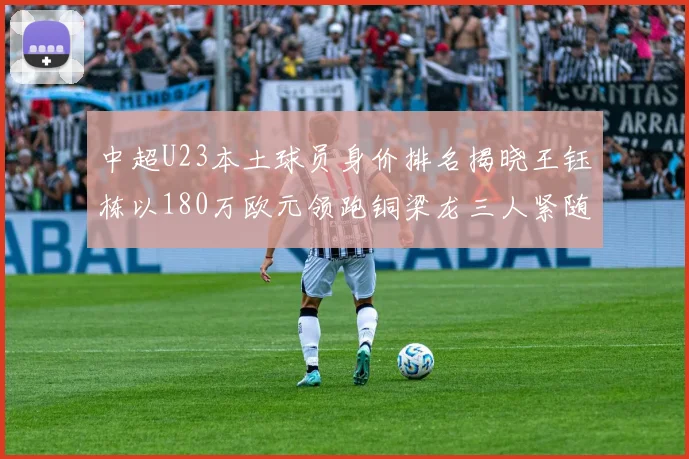 中超U23本土球员身价排名揭晓王钰栋以180万欧元领跑铜梁龙三人紧随其后